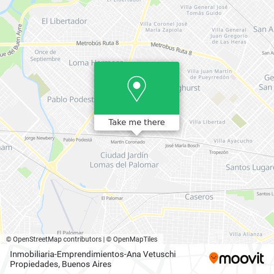 Inmobiliaria-Emprendimientos-Ana Vetuschi Propiedades map