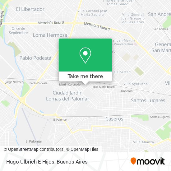 Hugo Ulbrich E Hijos map