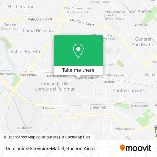 Depilacion-Servicios-Mabel map