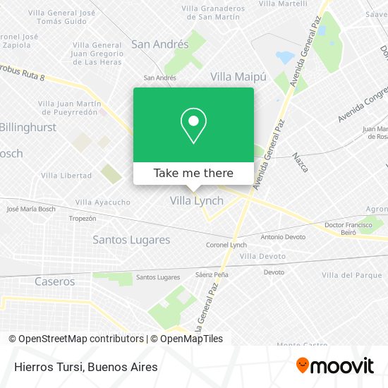 Mapa de Hierros Tursi