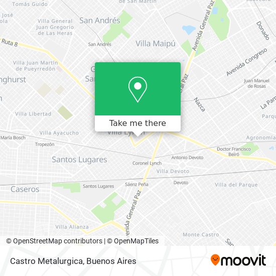 Mapa de Castro Metalurgica