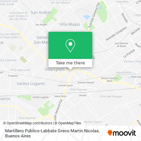 Martillero Público-Labbate Greco Martin Nicolas map