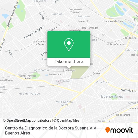 Centro de Diagnostico de la Doctora Susana VIVI map