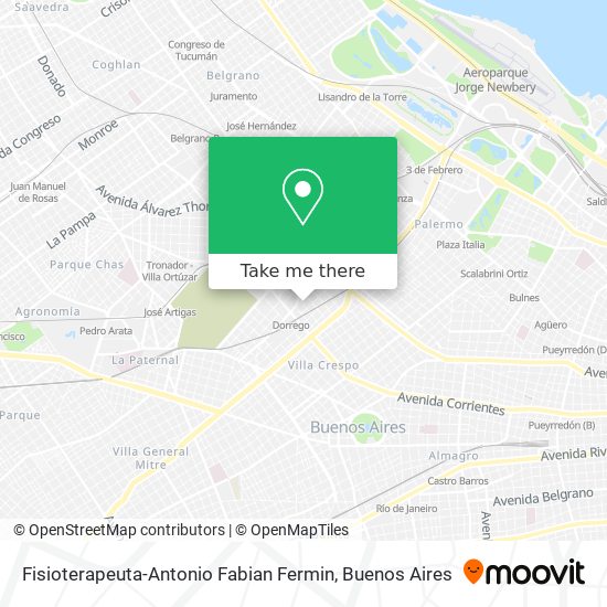 Fisioterapeuta-Antonio Fabian Fermin map