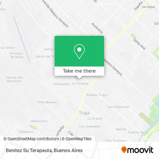 Benitez Su Terapeuta map