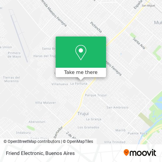 Mapa de Friend Electronic