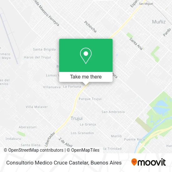 Consultorio Medico Cruce Castelar map