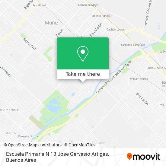 Escuela Primaria N 13 Jose Gervasio Artigas map