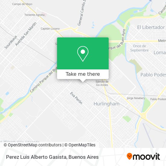 Perez Luis Alberto Gasista map