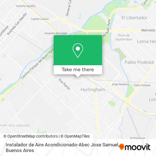 Mapa de Instalador de Aire Acondicionado-Abec Jose Samuel