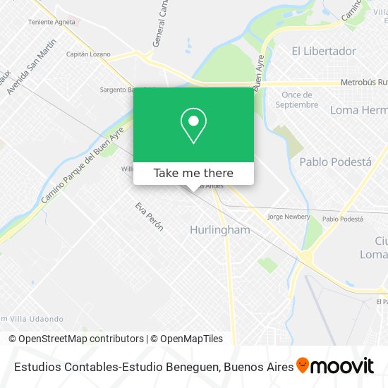 Estudios Contables-Estudio Beneguen map