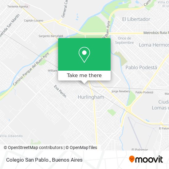 Colegio San Pablo. map