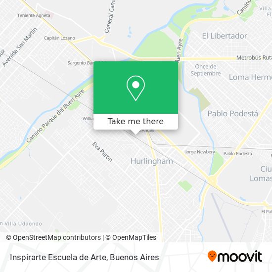 Inspirarte Escuela de Arte map