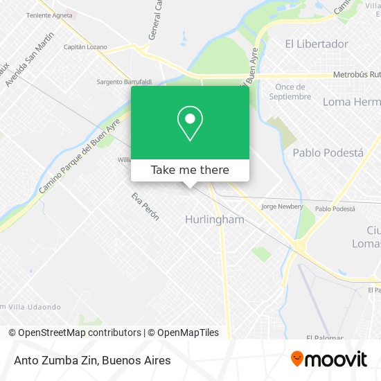 Anto Zumba Zin map