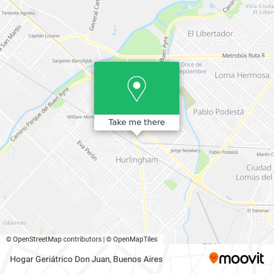 Hogar Geriátrico Don Juan map