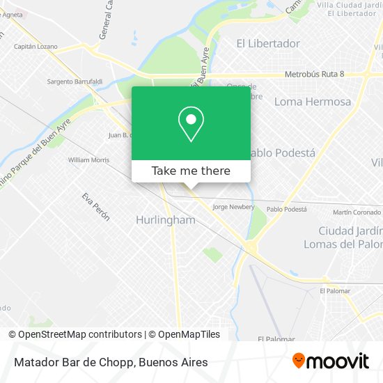 Matador Bar de Chopp map