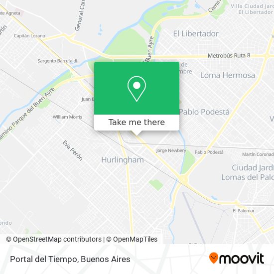 Portal del Tiempo map