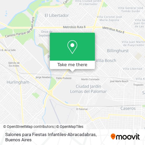 Salones para Fiestas Infantiles-Abracadabras map
