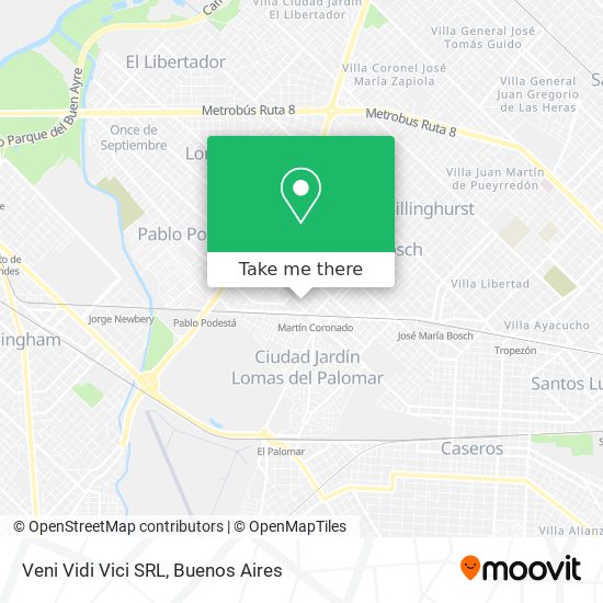 Veni Vidi Vici SRL map