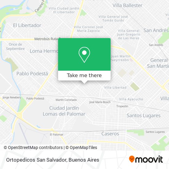 Ortopedicos San Salvador map