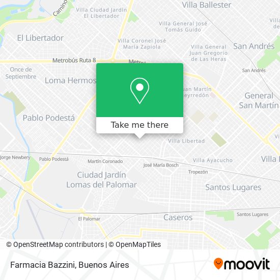 Farmacia Bazzini map