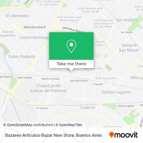 Bazares-Articulos-Bazar New Store map