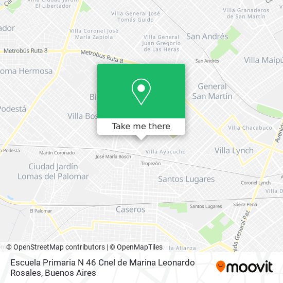 Escuela Primaria N 46 Cnel de Marina Leonardo Rosales map