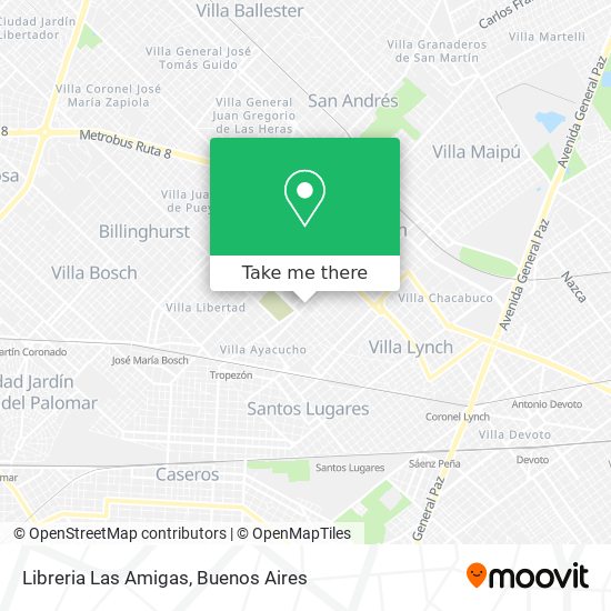 Libreria Las Amigas map