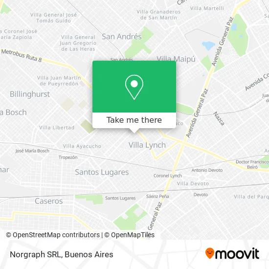 Norgraph SRL map