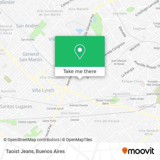 Mapa de Taoist Jeans
