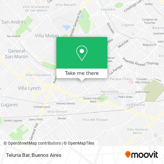 Teluria Bar map