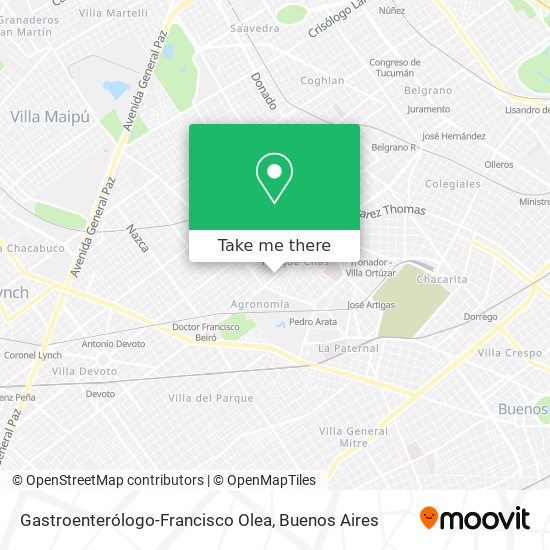 Gastroenterólogo-Francisco Olea map