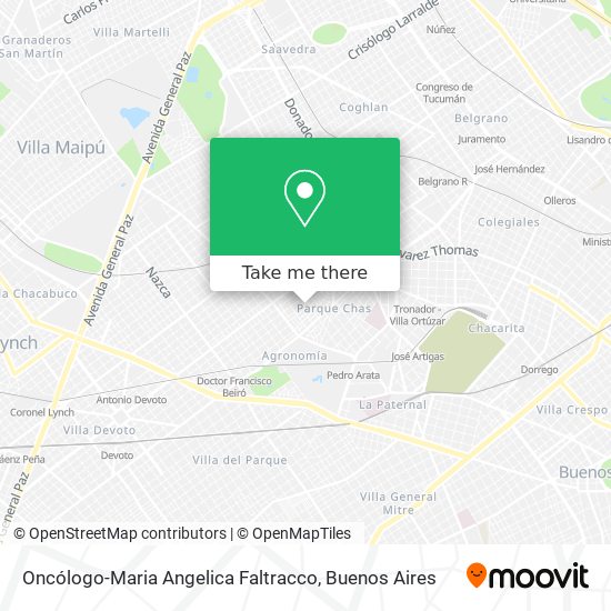 Oncólogo-Maria Angelica Faltracco map