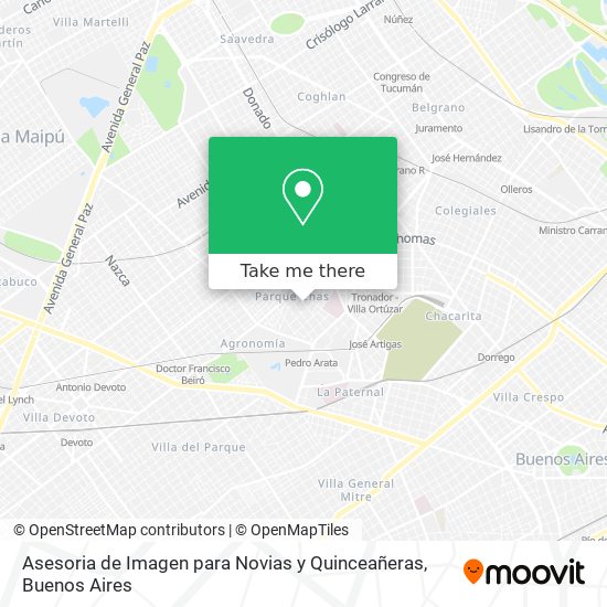 Asesoria de Imagen para Novias y Quinceañeras map