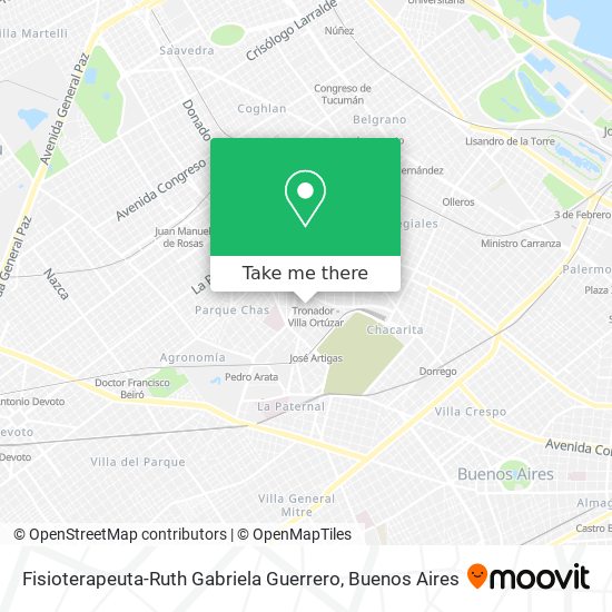 Fisioterapeuta-Ruth Gabriela Guerrero map