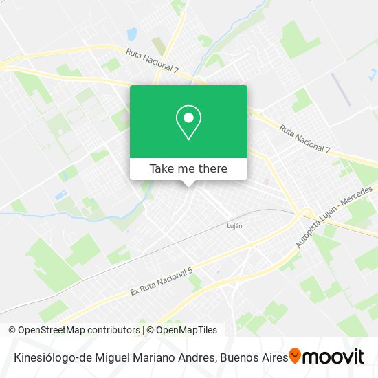 Kinesiólogo-de Miguel Mariano Andres map