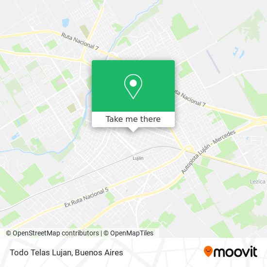 Mapa de Todo Telas Lujan