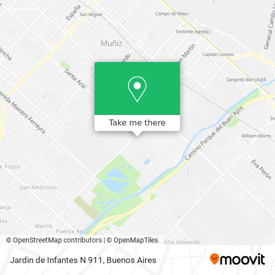 Mapa de Jardin de Infantes N 911