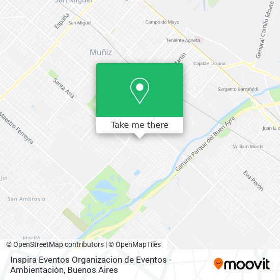 Inspira Eventos Organizacion de Eventos -Ambientación map