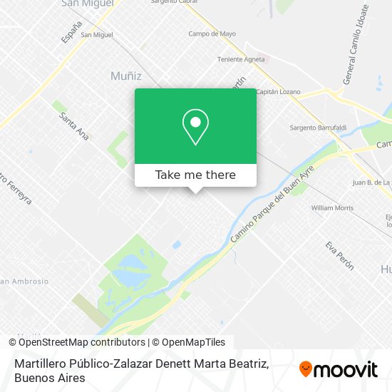 Martillero Público-Zalazar Denett Marta Beatriz map