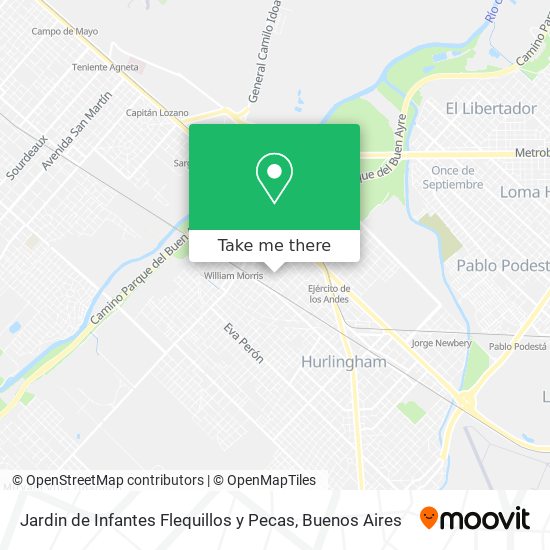 Jardin de Infantes Flequillos y Pecas map