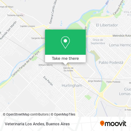 Veterinaria Los Andes map