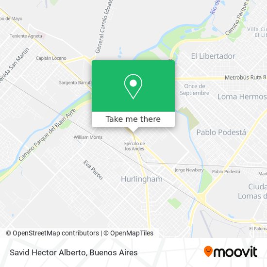 Savid Hector Alberto map