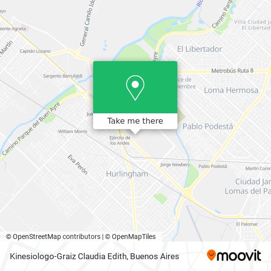 Kinesiologo-Graiz Claudia Edith map