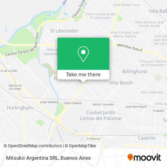Mitsuko Argentina SRL map
