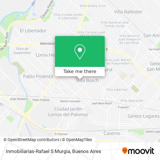 Inmobiliarias-Rafael S Murgia map