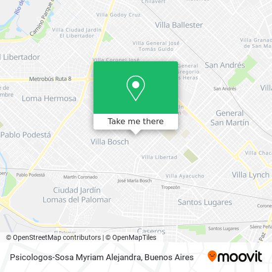 Psicologos-Sosa Myriam Alejandra map