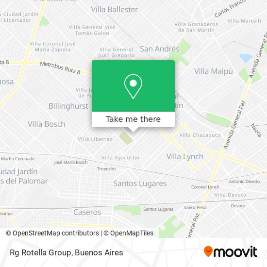 Rg Rotella Group map
