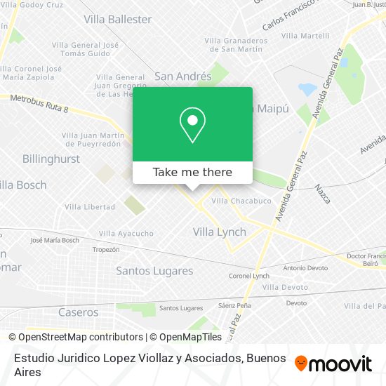Estudio Juridico Lopez Viollaz y Asociados map