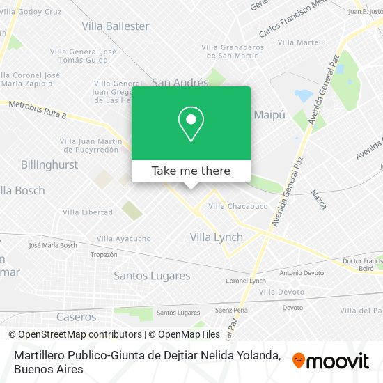 Martillero Publico-Giunta de Dejtiar Nelida Yolanda map